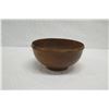 Image 3 : Footed Norfolk Pine Wood Bowl w/ Lip Detail, Artist Clomana Jerry '86, Approx. 8.5" Dia (top), 4.5" 