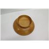 Image 9 : Footed Italian Cypress Wood Bowl, Artist-Signed, Approx. 12" Dia (top), 5" Tall