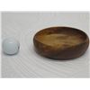 Image 1 : Small Monkey Pod Wood Bowl, Approx. 5" Dia, 2" Tall