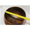 Image 16 : Very Large Curly Koa Wood Bowl, Artist Robert W. Butts, Approx. 13" Dia (top), 14.5" Tall