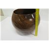 Image 17 : Very Large Curly Koa Wood Bowl, Artist Robert W. Butts, Approx. 13" Dia (top), 14.5" Tall