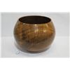Image 2 : Very Large Curly Koa Wood Bowl, Artist Robert W. Butts, Approx. 13" Dia (top), 14.5" Tall