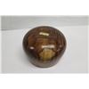Image 11 : Curly Koa Wood Bowl, Artist Robert W. Butts, Approx. 13" Dia (top), 9.5" Tall