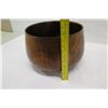 Image 15 : Curly Koa Wood Bowl, Artist Robert W. Butts, Approx. 13" Dia (top), 9.5" Tall