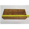 Image 18 : Curly Koa Wood Case w/ Removable Tray, Artist Marcus Castaing, Approx. 18.5" Long, 8.5 Wide, 4" Tall