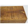 Image 5 : Curly Koa Wood Case w/ Removable Tray, Artist Marcus Castaing, Approx. 18.5" Long, 8.5 Wide, 4" Tall
