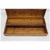 Image 8 : Curly Koa Wood Case w/ Removable Tray, Artist Marcus Castaing, Approx. 18.5" Long, 8.5 Wide, 4" Tall