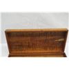 Image 9 : Curly Koa Wood Case w/ Removable Tray, Artist Marcus Castaing, Approx. 18.5" Long, 8.5 Wide, 4" Tall