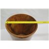 Image 12 : Very Large, Tall Norfolk Pine Wood Umbrella/Cane Stand, by Robert W. Butts, Approx. 13.5" Dia, 23" H