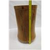 Image 13 : Very Large, Tall Norfolk Pine Wood Umbrella/Cane Stand, by Robert W. Butts, Approx. 13.5" Dia, 23" H