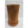 Image 6 : Very Large, Tall Norfolk Pine Wood Umbrella/Cane Stand, by Robert W. Butts, Approx. 13.5" Dia, 23" H
