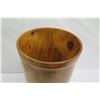 Image 7 : Very Large, Tall Norfolk Pine Wood Umbrella/Cane Stand, by Robert W. Butts, Approx. 13.5" Dia, 23" H