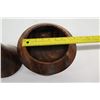 Image 15 : Curly Koa Wood Bowl w/ Poi Pounder Shaped Lid & Base by Robert W. Butts, Approx. 10" Dia, 16.5" H