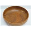 Image 8 : Large Milo Wood Bowl, Artist Solomon Apio 2009, Approx. 17" Dia, 6" Tall