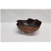 Image 4 : Freeform Wooden Bowl, Approx. 11" Wide  x 5" Tall
