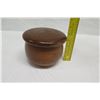 Image 14 : Lidded Wooden Bowl from Kamari Woods, Approx. 7.5" Dia (bottom), 4.5" Tall