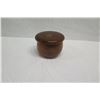 Image 8 : Lidded Wooden Bowl from Kamari Woods, Approx. 7.5" Dia (bottom), 4.5" Tall