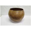 Image 2 : X-Large Koa Bowl w/ Patch Details, Swirl/Ring Patterns, Artist Robert W. Butts, Approx. 17.5" Dia