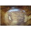 Image 8 : X-Large Curly Koa Wood Bowl w/ Patch Details, Artist Robert W. Butts, Approx. 19.5" Dia (top), 15" H