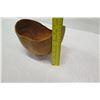 Image 12 : Freeform Wooden Bowl, Artist F. Clemente 'Bombay' Approx. 8.5" x 7" x 7" Tall