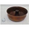 Image 1 : Round Wooden Bowl, Approx. 9" Dia, 4" Tall