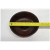 Image 7 : Round Wooden Bowl, Approx. 9" Dia, 4" Tall