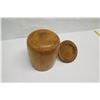 Image 10 : Lidded Mango Wood Vessel, Artist-Signed 2008, Approx. 8" Dia, 14.5" Tall