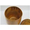 Image 8 : Lidded Mango Wood Vessel, Artist-Signed 2008, Approx. 8" Dia, 14.5" Tall