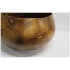 Image 10 : X-Large Curly Koa Wood Bowl w/ Patch Details, Artist Robert W. Butts, Approx. 23" Dia, 15" Tall