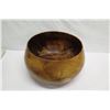 Image 12 : X-Large Curly Koa Wood Bowl w/ Patch Details, Artist Robert W. Butts, Approx. 23" Dia, 15" Tall