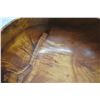 Image 14 : X-Large Curly Koa Wood Bowl w/ Patch Details, Artist Robert W. Butts, Approx. 23" Dia, 15" Tall