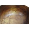 Image 16 : X-Large Curly Koa Wood Bowl w/ Patch Details, Artist Robert W. Butts, Approx. 23" Dia, 15" Tall