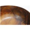 Image 17 : X-Large Curly Koa Wood Bowl w/ Patch Details, Artist Robert W. Butts, Approx. 23" Dia, 15" Tall