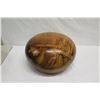 Image 18 : X-Large Curly Koa Wood Bowl w/ Patch Details, Artist Robert W. Butts, Approx. 23" Dia, 15" Tall