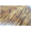 Image 20 : X-Large Curly Koa Wood Bowl w/ Patch Details, Artist Robert W. Butts, Approx. 23" Dia, 15" Tall
