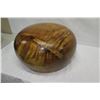 Image 22 : X-Large Curly Koa Wood Bowl w/ Patch Details, Artist Robert W. Butts, Approx. 23" Dia, 15" Tall
