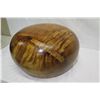 Image 23 : X-Large Curly Koa Wood Bowl w/ Patch Details, Artist Robert W. Butts, Approx. 23" Dia, 15" Tall
