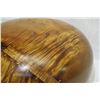 Image 24 : X-Large Curly Koa Wood Bowl w/ Patch Details, Artist Robert W. Butts, Approx. 23" Dia, 15" Tall