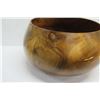 Image 4 : X-Large Curly Koa Wood Bowl w/ Patch Details, Artist Robert W. Butts, Approx. 23" Dia, 15" Tall