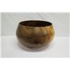 Image 6 : X-Large Curly Koa Wood Bowl w/ Patch Details, Artist Robert W. Butts, Approx. 23" Dia, 15" Tall