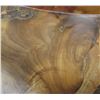Image 9 : X-Large Curly Koa Wood Bowl w/ Patch Details, Artist Robert W. Butts, Approx. 23" Dia, 15" Tall