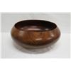 Image 8 : X-Large Curly Koa Wood Bowl w/ Patch Detail, Artist Robert W. Butts, Approx. 28" Dia, 11" Tall