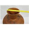 Image 13 : Very Large Tall Norfolk Pine Wood Vessel w/Lid, Tapered, Artist-Signed 2011, Approx. 26" H, 14" Dia