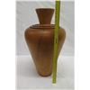 Image 14 : Very Large Tall Norfolk Pine Wood Vessel w/Lid, Tapered, Artist-Signed 2011, Approx. 26" H, 14" Dia