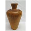 Image 4 : Very Large Tall Norfolk Pine Wood Vessel w/Lid, Tapered, Artist-Signed 2011, Approx. 26" H, 14" Dia