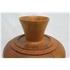 Image 5 : Very Large Tall Norfolk Pine Wood Vessel w/Lid, Tapered, Artist-Signed 2011, Approx. 26" H, 14" Dia
