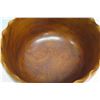 Image 11 : Very Large Wooden Bowl w/ Fluted Rim Detail, Approx. 19.5" Dia, 13.5" Tall