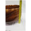 Image 18 : Very Large Wooden Bowl w/ Fluted Rim Detail, Approx. 19.5" Dia, 13.5" Tall