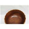 Image 8 : Very Large Wooden Bowl w/ Fluted Rim Detail, Approx. 19.5" Dia, 13.5" Tall