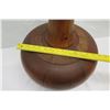 Image 12 : Tall Norfolk Pine Wood Vessel, Rounded Base, Approx. 13.5" Dia, 25" Tall, Retail $4540